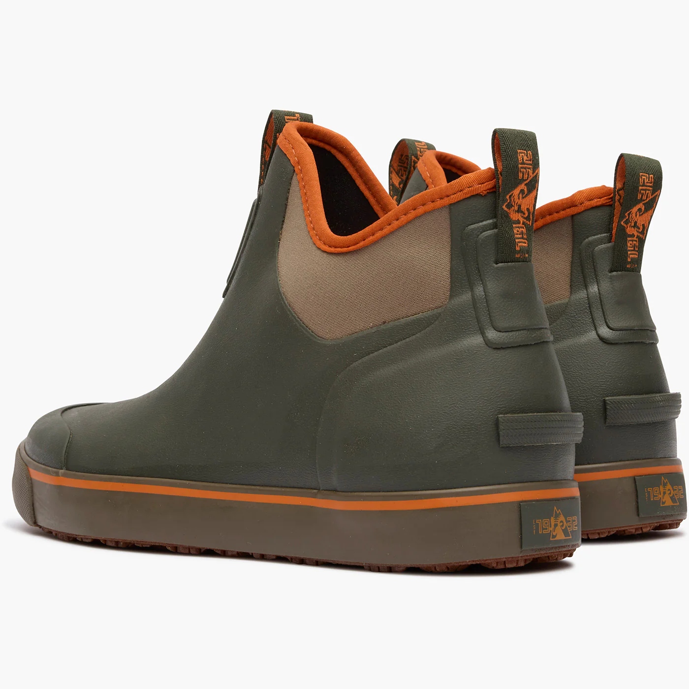 Rocky Dry-Strike Waterproof Green & Orange Deck Boot - Image 4