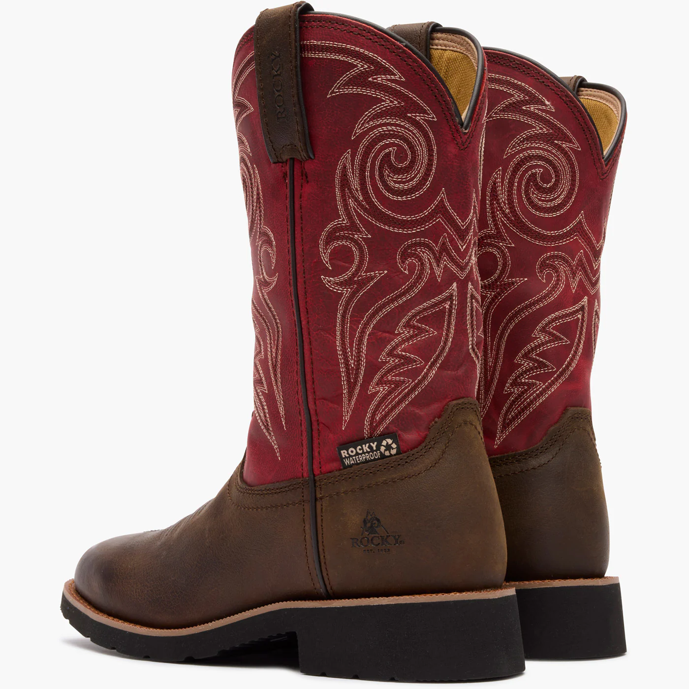 Rocky Women’s MonoCrepe 11” Waterproof Western Boot - Image 4