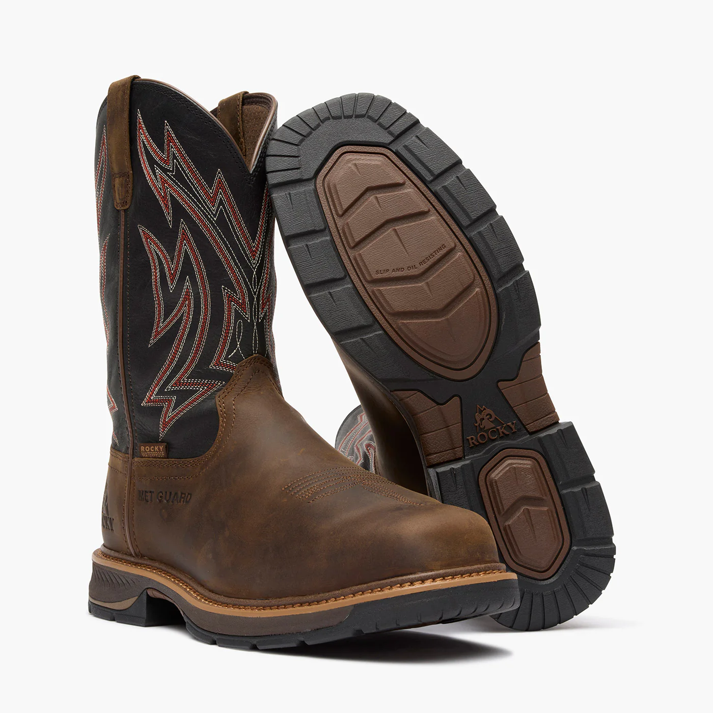 Rocky Ride LTE MET Guard Western Boot - Image 6